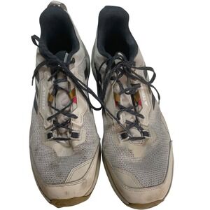 Adidas Terrex Trail Running Shoes Mens Size 11.5 Beige Brown Hiking Sneakers